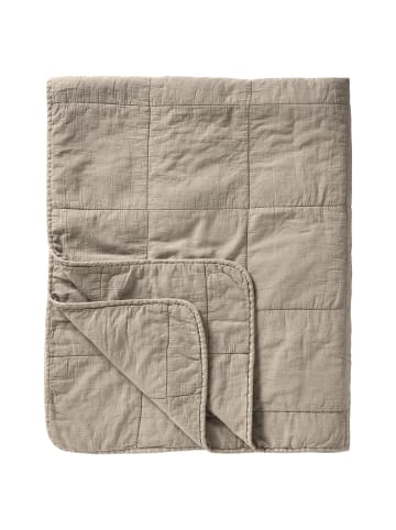 Vintage Bettdecke doppelt in linen