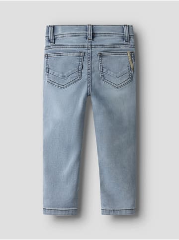 Jeans in Light Blue Bleached Denim