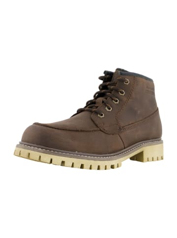 Schnürstiefeletten in Braun