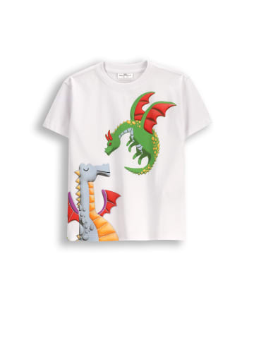 T-Shirt mit kurzen Ärmeln in weiß