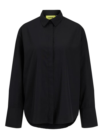 Popelin Hemd in Black
