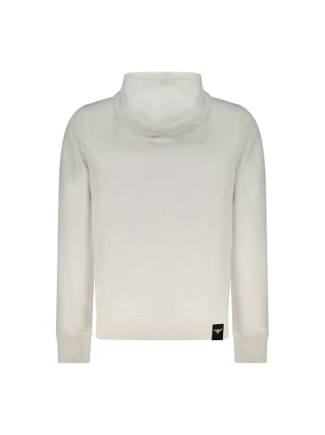 Weiß Baumwolle Herren Hoodie