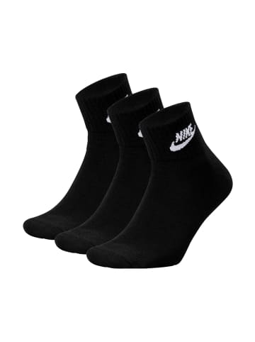 Socken 3er Pack in Schwarz