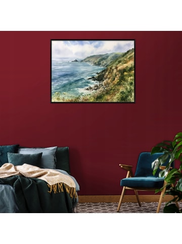 Bilder mit Rahmen Meer in Blau
