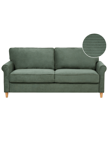 3-Sitzer Sofa RONNEBY in Grün/Braun - (W) 190 x (H) 88 x (L) 78 cm