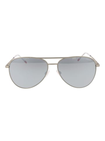 Silber Metall Sonnenbrille