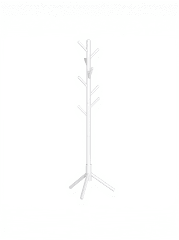 Garderobenständer Andi in Weiß - (B)40.3 x (H)174.5 x (T)46.3 cm