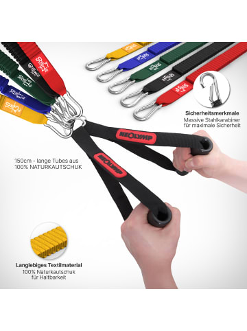 Fitnessband "RB210" 5er-Set in Bunt, 4,5-22,7 kg