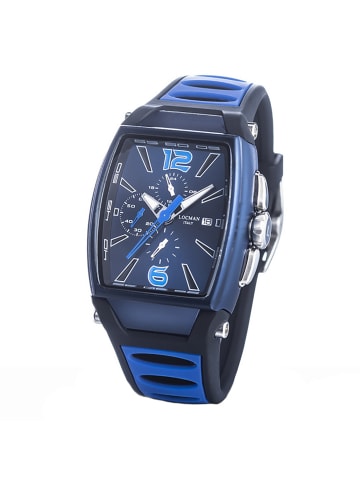 Herrenuhr "Tremila Chronograph" in Blau