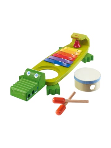 Spielzeug-Musikinstrument Klang-Kroko in mehrfarbig