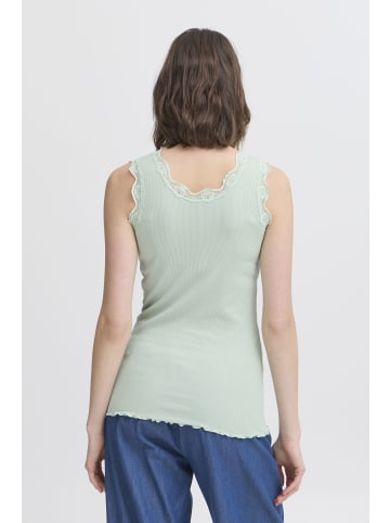 Jersey-Top ärmellos FRHIZAMOND Tight fit in Frosty Green