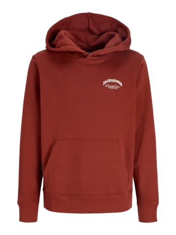 Hoodie JJEBRANDES BACKP RELAXED SWEAT in fired brick