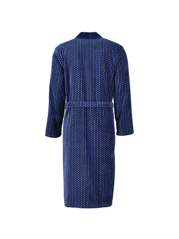 Cawö Bademäntel Herren Kimono Graphic 4851 blau - 11 in blau - 11
