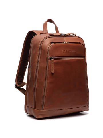 Wax Pull Up Business-Rucksack Leder 39 cm Laptopfach cognac