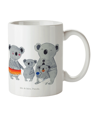 Kinderpott Koala Familie ohne Spruch in Weiß