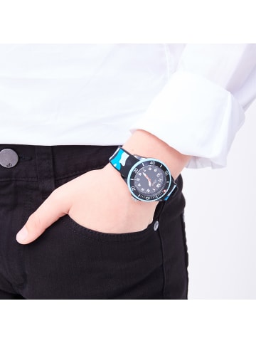 Armbanduhr Camouflage in blau