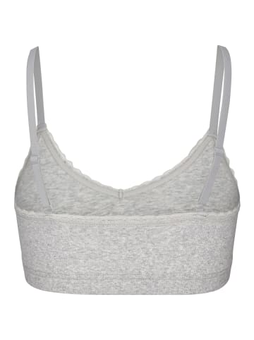 Bustier in grau meliert