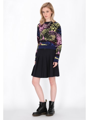 Women Sweater in black multicolor