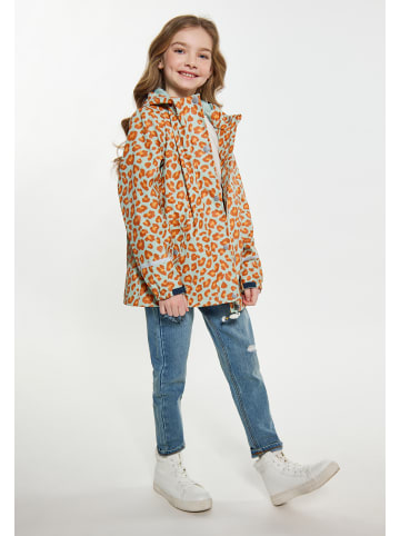 Mädchen Regenjacke in Pastellmint Orange Leo