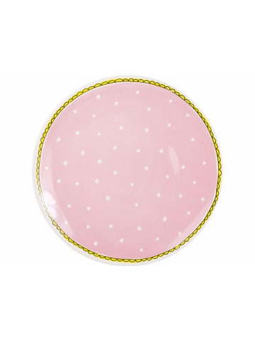 Teller Punkt in Rosa - 26cm