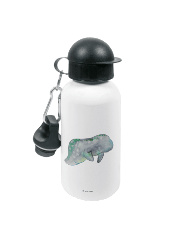 Trinkflasche Seekuh Chillen ohne Spruch in Weiß