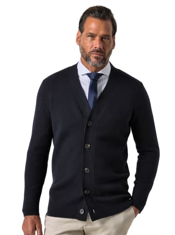 Strickjacke in navy blau