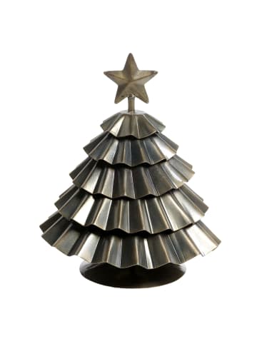 Deko Weihnachtsbaum aus Eisen in gold