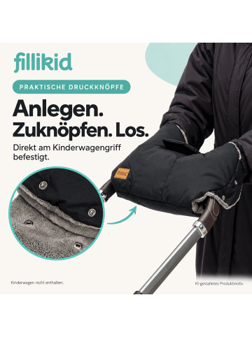Handwärmer Kalix Exklusiv in Schwarz