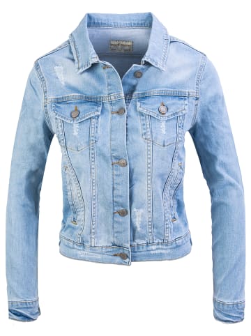 Jacke in Hellblau