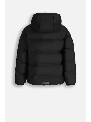 Winterjacke mit Kapuze in schwarz