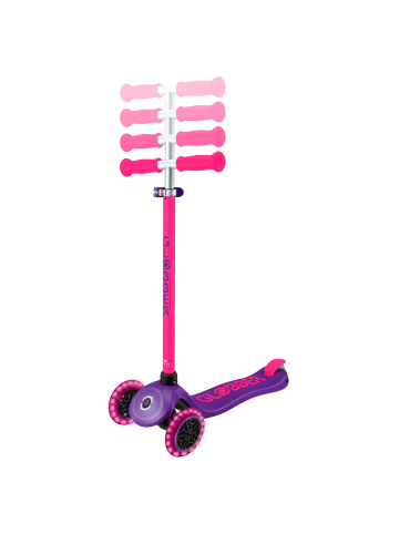 Scooter PRIMO PLUS NEON LIGHTS Roller in neon pink, mit Leuchtrollen