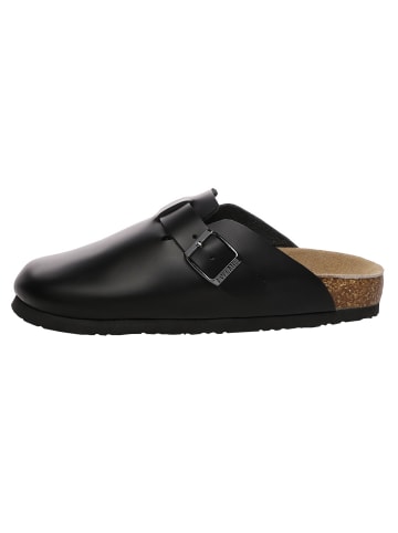 Leder Sandalen Hardhead in Schwarzes Leder