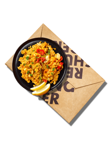 Paella Box (3-teilig, für 4 Personen)