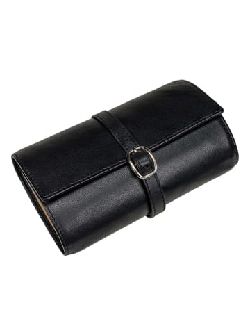 Nappa Schmuckkasten Leder 8.5 cm schwarz