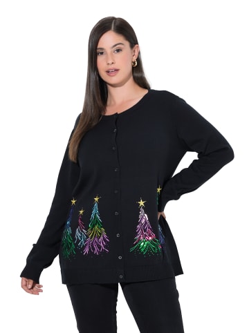 Strickjacke in schwarz