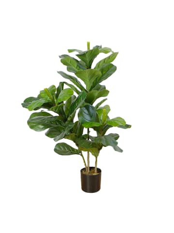 Künstliche Pflanzen Geigen-Feigenblatt in Grün 85cm