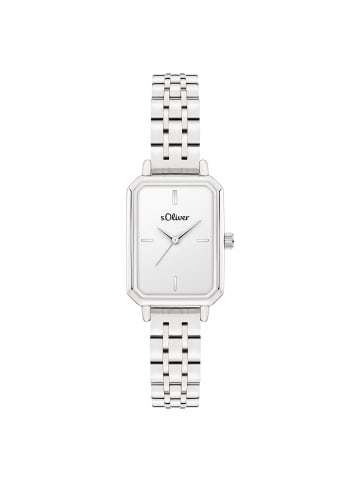 Armbanduhr The Rectangular in silber