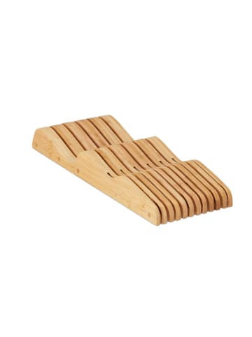 Messerblock in Natur - (B)14,5 x (H)5 x (T) 40 cm