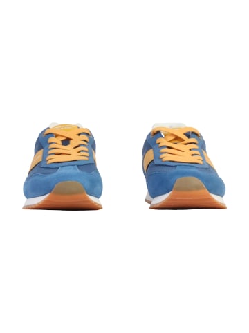 Leder-Sneaker Blau