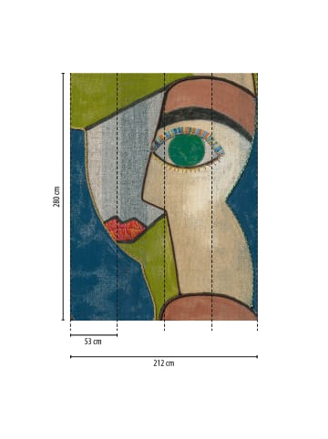 Tapete Modern Muses in Bunt