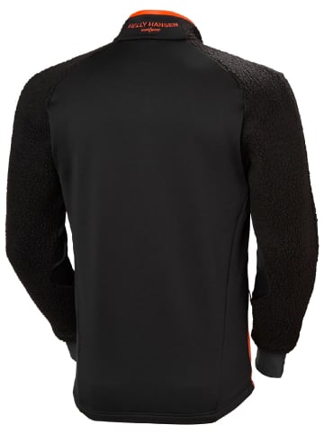 Fleecejacke/Fleecepullover in Schwarz