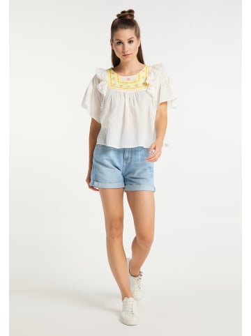 Damen Bluse in Wollweiss