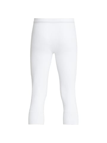 Baumwolle, Doppelripp Unterhose, 3/4-lang 2er-Pack in weiss