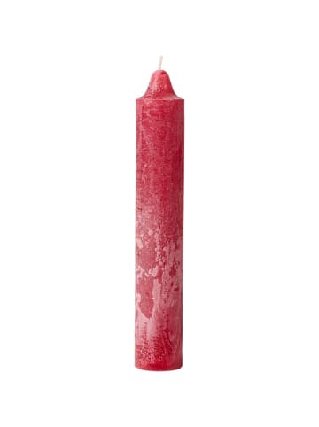Dickere Rustikale Kerze Ø 3,8 cm in nordic red