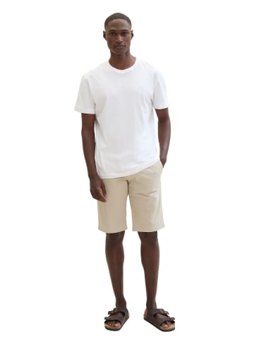 Short SLIM PRINTED CHINO slim in Beige