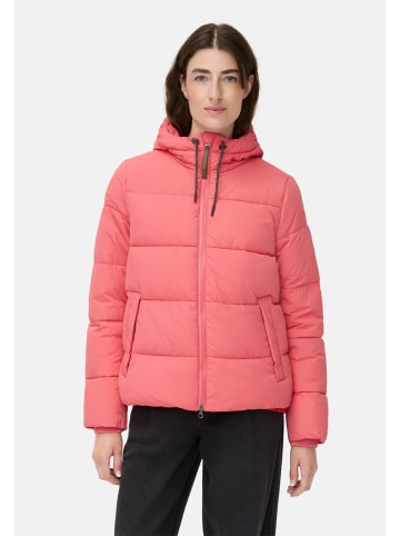 Pufferjacke mit Kapuze in Beere