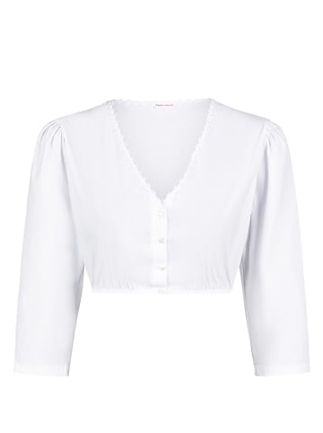 Dirndl-Bluse 3/4 Arm in weiss