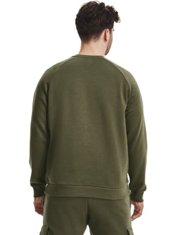 Pullover "UA Rival Fleece Crew" in Grün