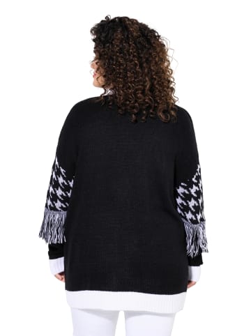 Strickjacke in schwarz