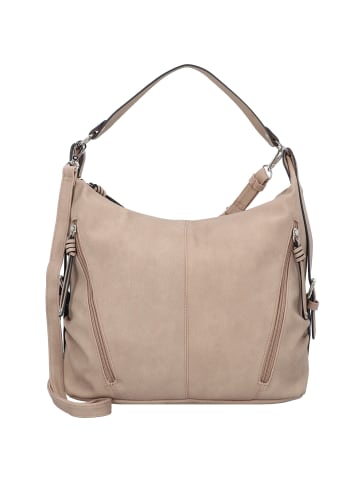 Caia Schultertasche 37 cm taupe